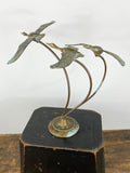 Brass Geese in Flight