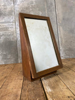 Table Top Shop Mirror with Distressed Mirror