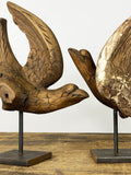Pair of Wooden Carved Eagles