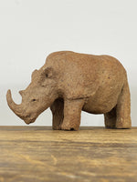 Stoneware Rhinoceros