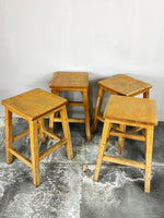 Collection of Vintage Lab Stools