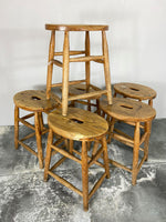 Collection of Vintage Lab Stools