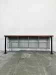 1.4m School Bench with Storage - 4FT