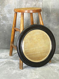 Ebonised Outfitters  Round Mirror