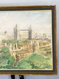 Signed Oil on Canvas, Tower of London