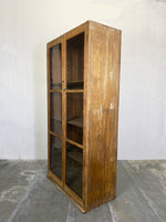 Bleached Glass Cabinet