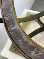 Armillary Sundial on Marble Plinth