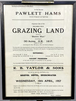 Land Auction Advertising Poster