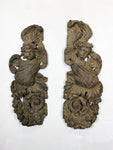 18th Century Wooden Cherub Plaques