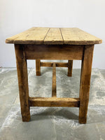 Rustic Pine Dining Table