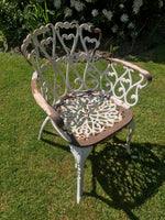 Vintage Cast Iron Garden Chair