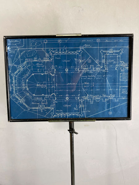 Framed Blueprint Plan