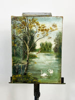 Oil on Canvas Swans
