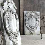 Pair of Weathered Stone Garden Plaques